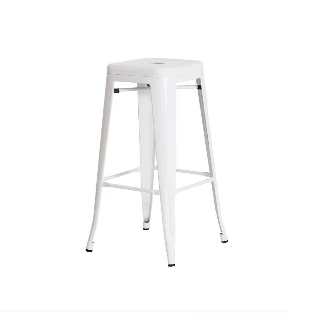 BANQUETA TOLIX IRON DESIGN BRANCA