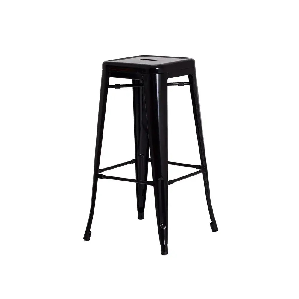 BANQUETA TOLIX IRON DESIGN PRETA