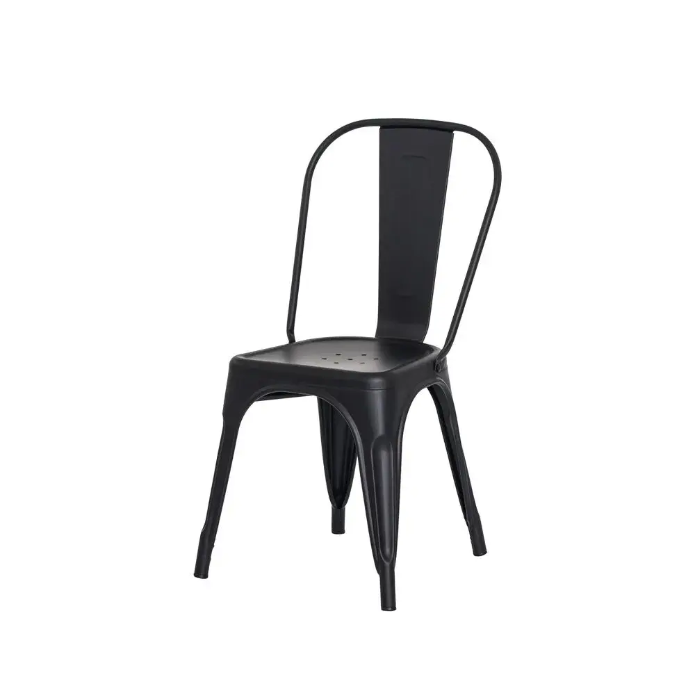CADEIRA TOLIX IRON DESIGN PRETO FOSCO