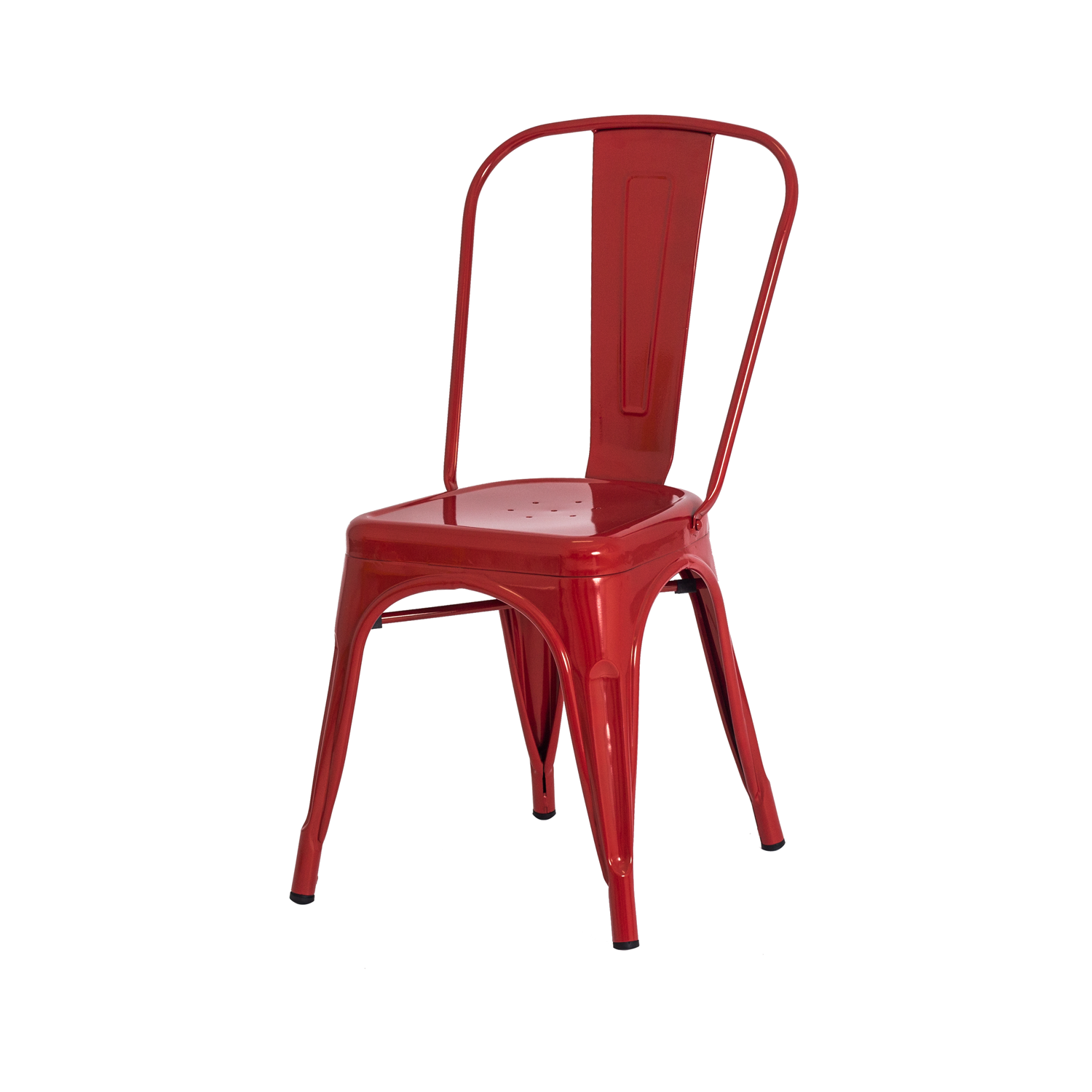 CADEIRA TOLIX IRON DESIGN VERMELHA